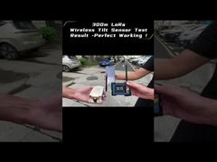 DAM825 300м LoRa беспроводной датчик наклона результат испытания - идеально работает!