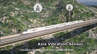 Импульсный тест датчика вибрации оси AKG